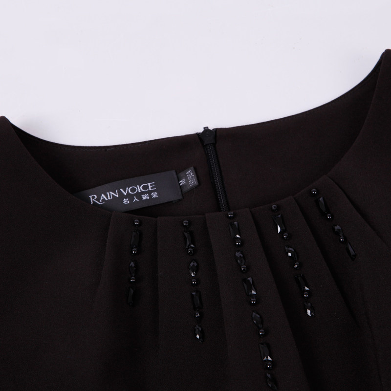 名人瑞裳秋季新品女装圆领连衣裙 名人瑞裳连衣裙