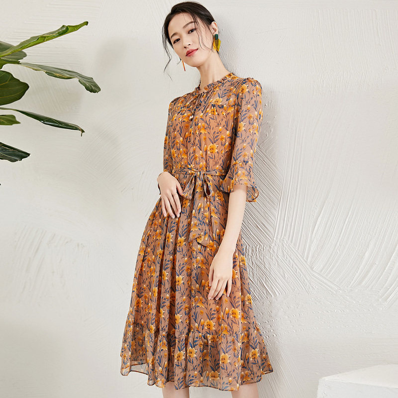 2018夏季新款名人瑞裳ins超火的 名人瑞裳连衣裙