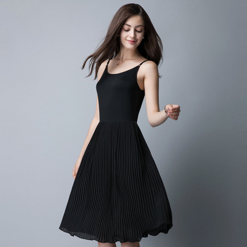 名人瑞裳2017夏装新款中长款连衣裙 名人瑞裳连衣裙