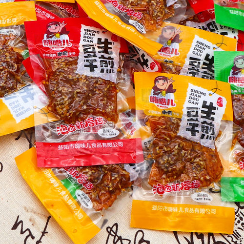 嗨嘴儿豆干湖南特产米奇干子即食生煎豆干散称休闲麻辣零食品小吃 - 图1
