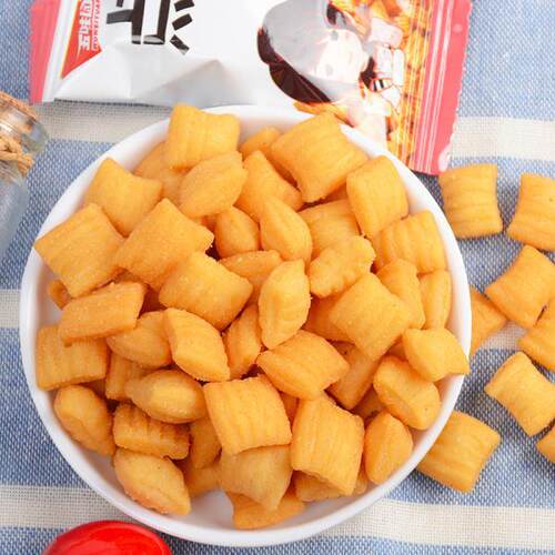 五味园BBQPK脆点心堡Q薯条麻辣烫膨化食品休闲小吃网红零食虾条 - 图2