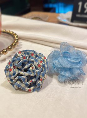 春夏新品森系文艺布艺手作胸花