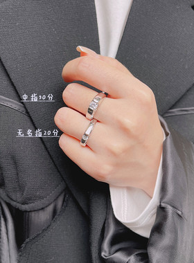 情侣锆石婚礼道具男士小众设计