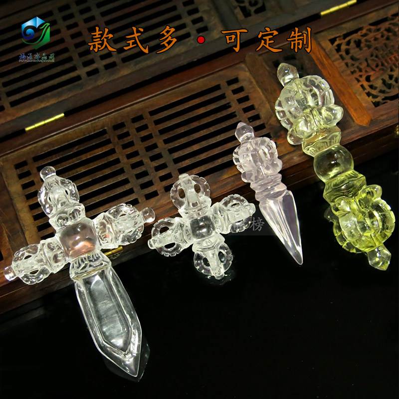 人气新款天然白水晶十字金刚杵撅铃斧降魔杵吊坠佛教法器转运护身 - 小编推荐 - WePost 全民代运 - 马来西亚中国淘宝代运与集运专家