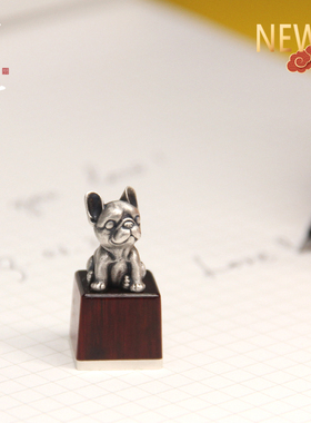 纯银印章刻字原创定情信物吊坠