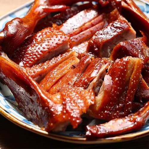 【乐山知名品牌刘鸭子】烟熏卤鸭整只熟食四川特产顺丰包邮1200克 - 图3
