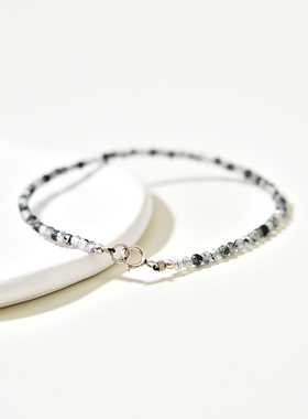 男女黑发晶复古水晶饰品