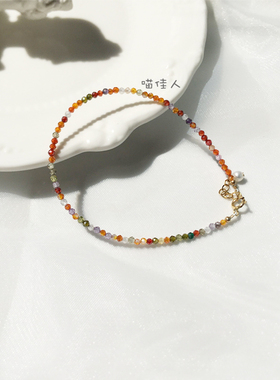 原创锆石超闪极细通勤风手链