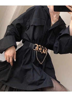 女士弹力百搭风松紧腰带