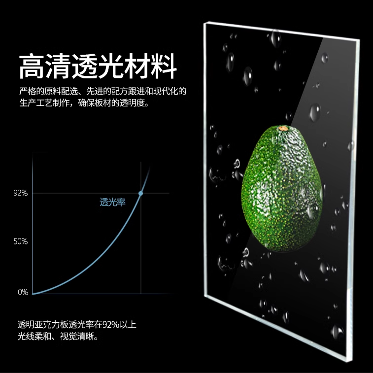 高透明亚克力板定制加工有机玻璃板雕刻UV印刷折弯U形diy手工材料