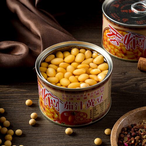 乐隆隆香焖茄汁黄豆184g开盖即食小菜罐头10罐以上包邮整箱优惠 - 图2