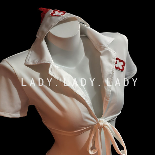 Lady性感睡裙护士cos服纯欲制服套装小护士装内衣女趣情诱惑qqny - 图0