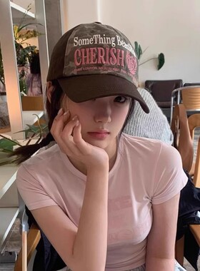 lartigent迷彩拼色棒球帽鸭舌帽