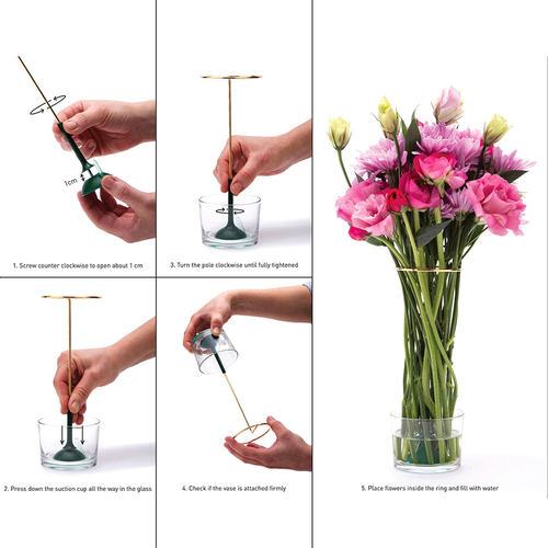 Peleg Design魔法花托花瓶 Invisivase创意简约小花器花架 - 图2