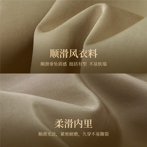 [哈利波特联名]佐丹奴女装2026年春印花拼接翻领风衣外套18375225 - 图0