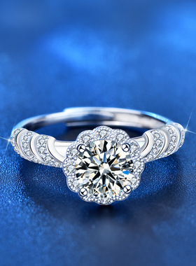 新款莫桑钻人鱼公主钻戒