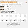 Wooden perforated board display rack accessories for 15mm aperture