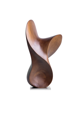 创意抽象木质雕塑艺术品酒店样板间客厅玄关木雕摆件展厅装饰摆设