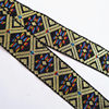 Colorful embroidered ethnic wide lace home fabrics