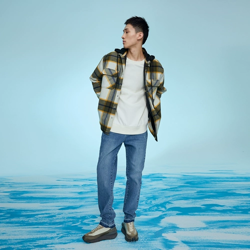 Осенняя толстовка с капюшоном, шерстяная хлопковая куртка