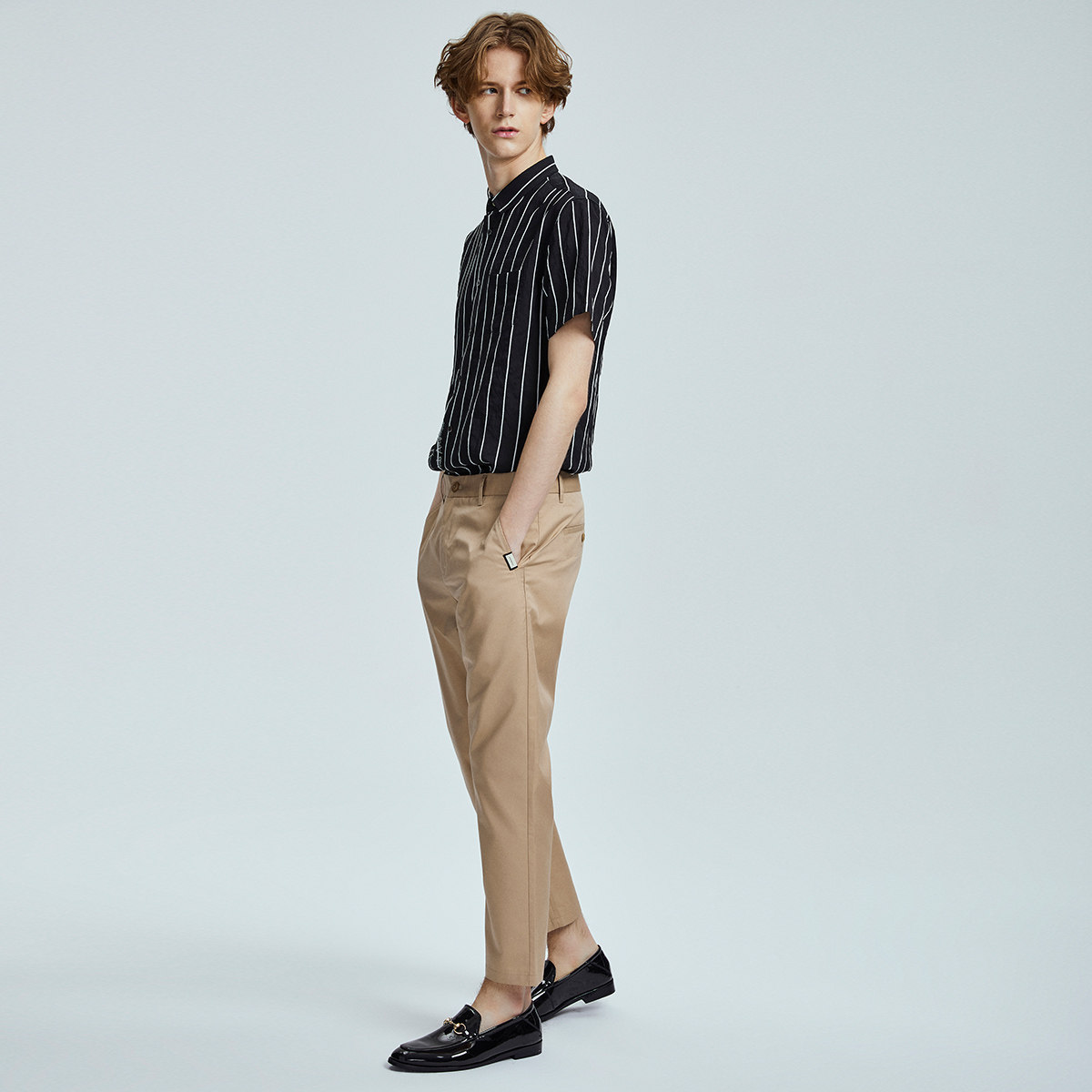 马克华菲男士夏季新款韩版休闲裤 马克华菲休闲裤