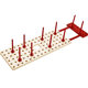 Kitchen drawer type retractable drain bowl rack anti-slip bowl