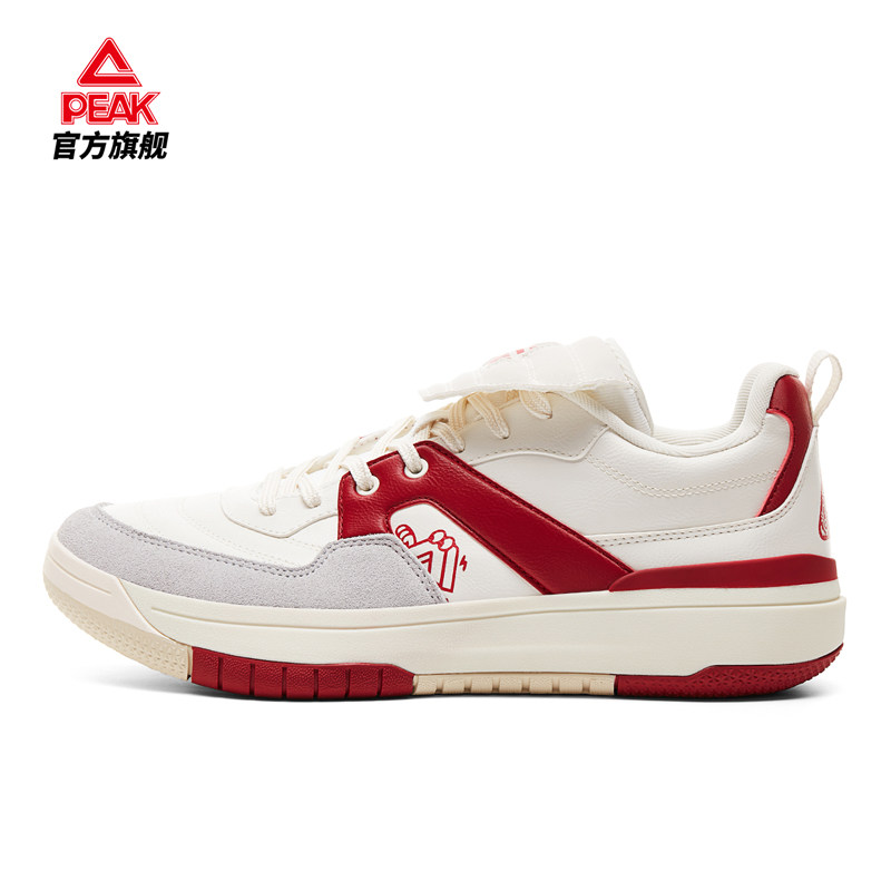 匹克态极国创板鞋-趣野新年红色男鞋冬季新款休闲鞋子篮球运动鞋,淘宝优惠券,粉丝福利购,淘宝优惠卷