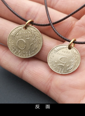 真币自由女神金色幸运皮绳硬币