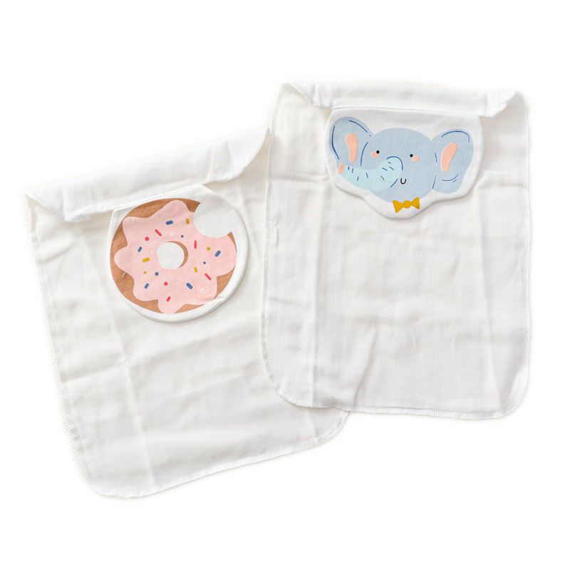 宝宝纯棉纱布垫背巾儿童幼儿园吸汗巾立体卡通男童女孩全棉隔汗巾,淘宝优惠券,粉丝福利购,淘宝优惠卷