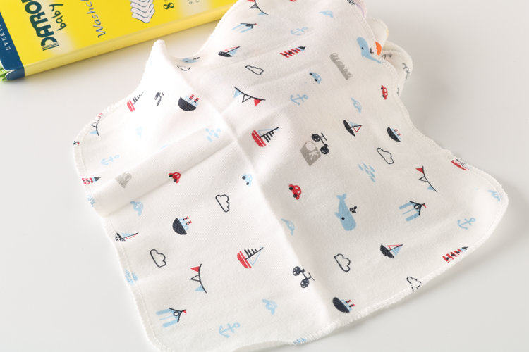 美国婴儿8条小方巾口水巾/宝宝喂奶巾小毛巾儿童纯棉手帕纱布手绢,淘宝优惠券,粉丝福利购,淘宝优惠卷