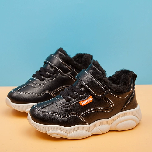 Туфли для мальчиков, утепленная детская удерживающая тепло зимняя спортивная обувь, коллекция 2023
