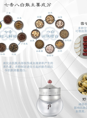 whoo雪焕白单瓶正装提亮肤色水乳
