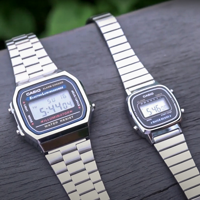 LA670WA LA680 A168 CASIO 卡西欧手表女小方表情侣网红复古小银表 LA670WA LA680 A168 CASIO 卡西欧手表女小方表情侣网红复古小银表