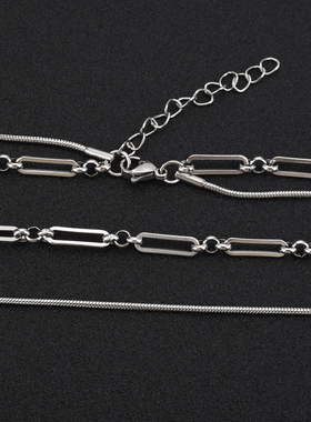 双层叠戴森系韩版朋克风锁骨链