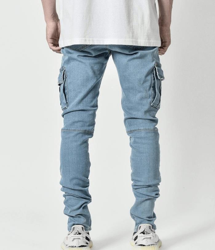 2024 工装牛仔裤男 jeans牛仔裤男 jeans for men cargo pants - 图2