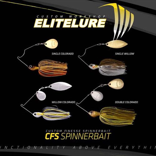 洋葱路亚Elite Lure复合亮片艾利特路亚饵胡须佬水滴柳叶军鱼狗鱼 - 图1
