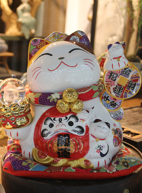 陶瓷招财猫创意款存钱罐