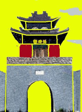 布贴画山西古城长治平遥大同定制