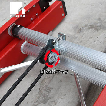 Ruiju fiberglass insulated ladder engineering ladder ອຸດສາຫະກໍາຍົກ ladder telescopic ຂ້າງດຽວ FSDLT-6600 (ຂະຫຍາຍສູງ