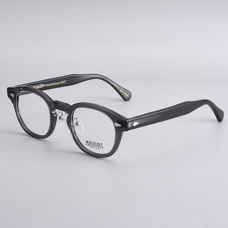 MOSCOT玛士高眼镜框架男LEMTOSH复古板材近视女潮防滑亚洲版鼻托 - 图1