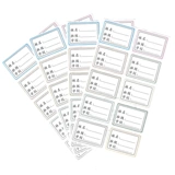 Мультяшная самоклеющаяся быстросохнущая именная наклейка