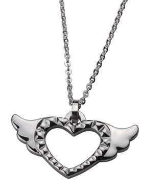 钨金原创独家设计一箭穿心吊坠