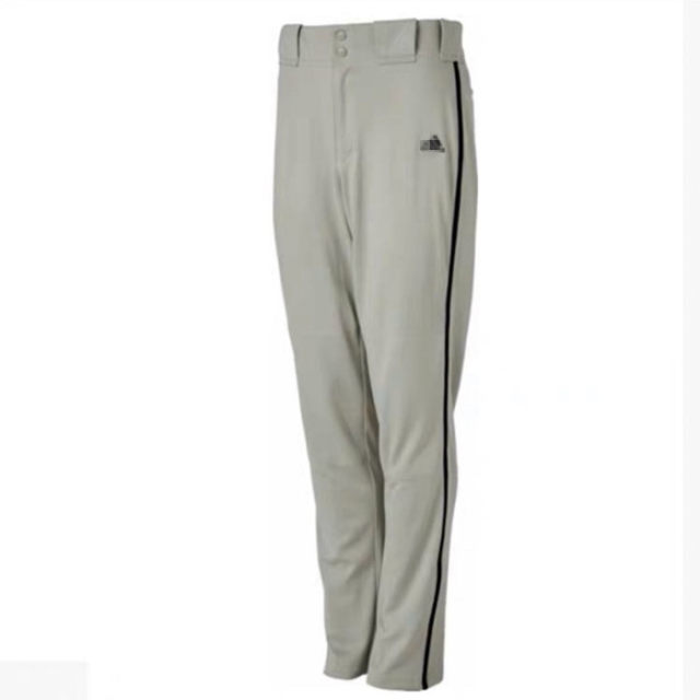 American baseball pants baseball pants professional straight trousers white gray striped adult children and adolescents