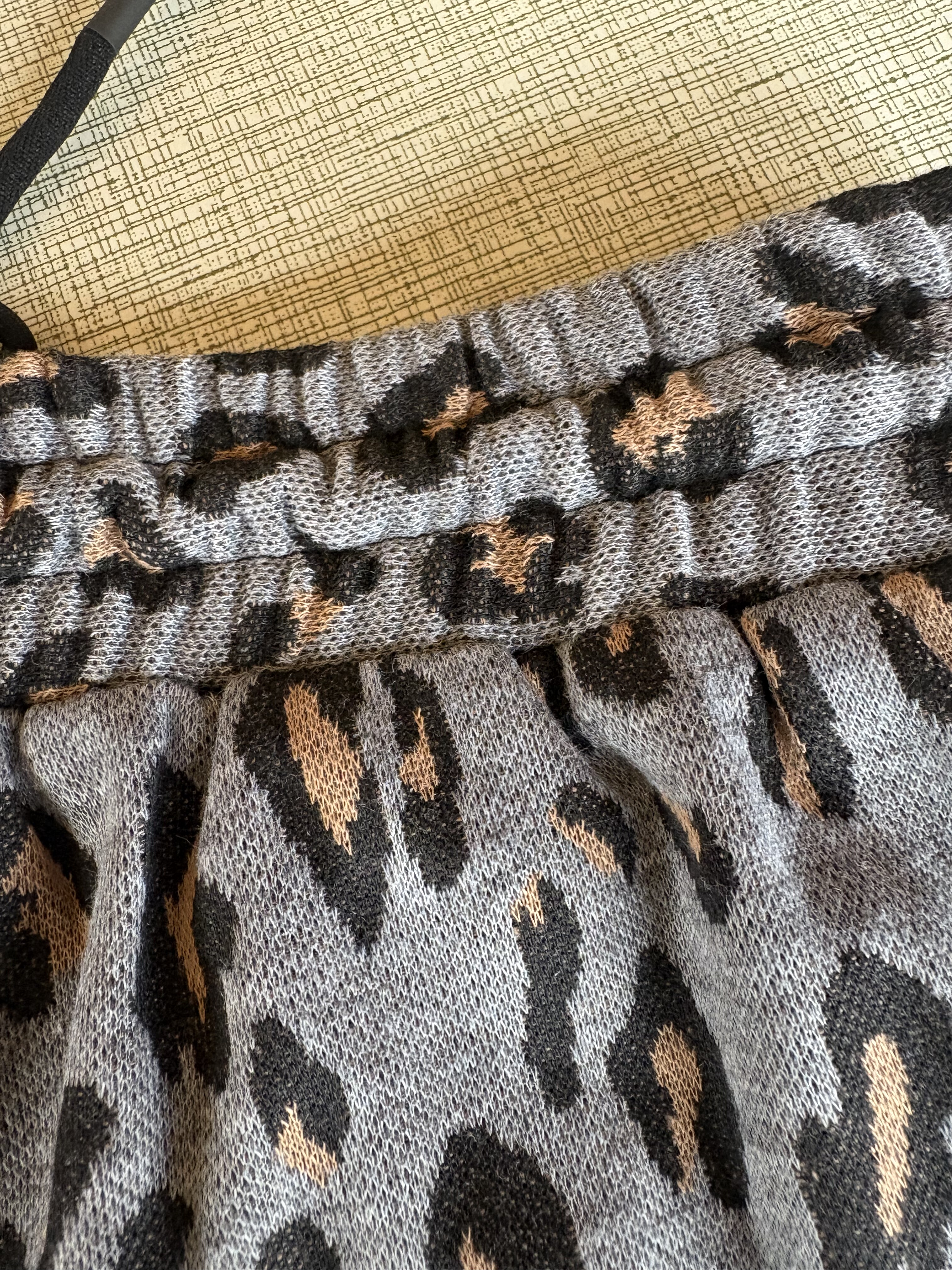 尾货清仓两件包邮女士休闲裤宽松百搭短裤豹纹针织,淘宝优惠券,粉丝福利购,淘宝优惠卷