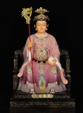 玉帝树脂王母娘娘12寸佛像精致