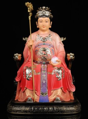 树脂祝福中式家用玉帝王母摆件