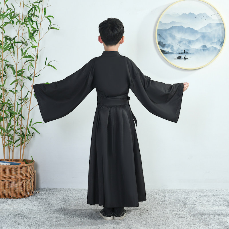 儿童汉服白色打底内衬内搭上衣下裙齐腰裙子黑色不透,淘宝优惠券,粉丝福利购,淘宝优惠卷