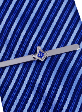freemason共济会迷你合金领带夹