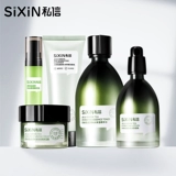 Частное сообщение остров Jeju Green Tea Увлажняющий уход за кожей набор подлинного увлажняющего увлажняющегося косметического женского набора женского набора четырех сезонов.