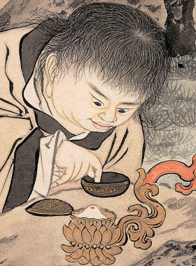 仿古画国画工笔画复制打印新中式